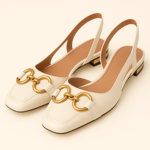 escarpins ANAÉ sur fond beige