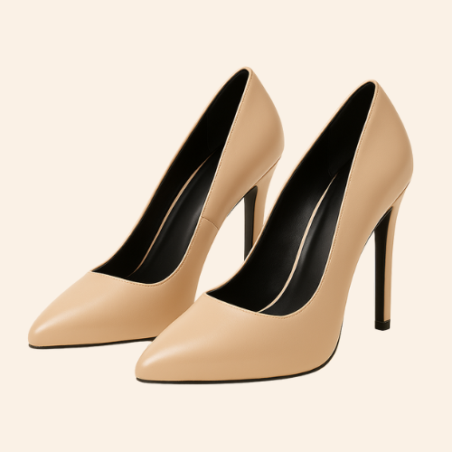 escarpins ANÉA sur fond beige